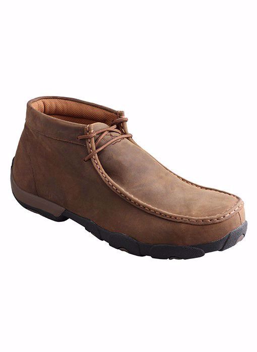 M&M Leather Goods | Twisted X Men's Safety Toe Chukka Driving Moc