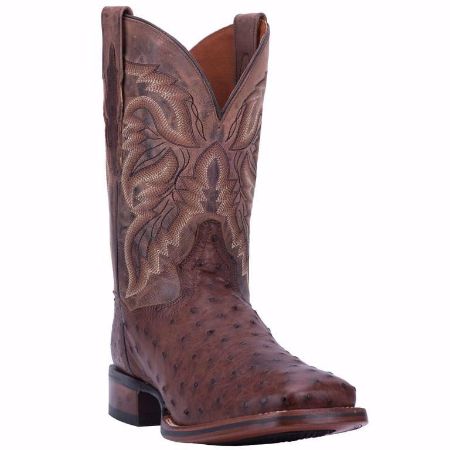 Picture of Dan Post Men's Alamosa Full Quill Ostrich Western Boot